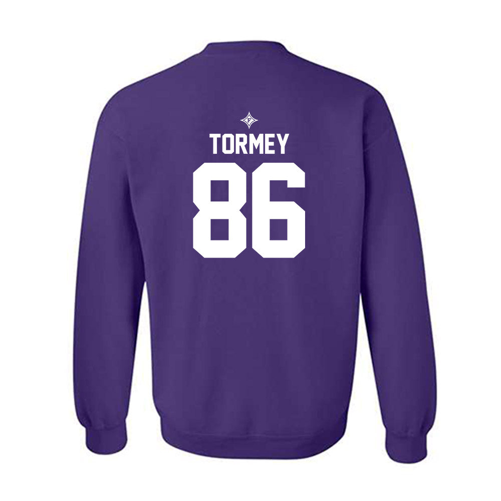 Furman - NCAA Football : Brennan Tormey - Purple Fashion Sweatshirt