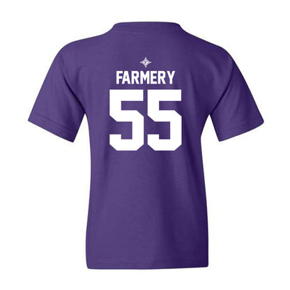 Furman - NCAA Football : Griffin Farmery - Purple Fashion Youth T-Shirt