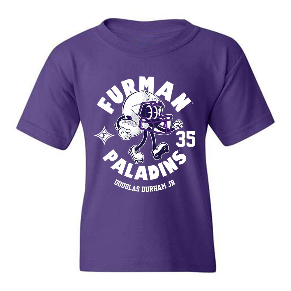 Furman - NCAA Football : Douglas Durham Jr - Fashion Shersey Youth T-Shirt