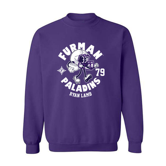 Furman - NCAA Football : Ryan Lamb - Purple Fashion Sweatshirt