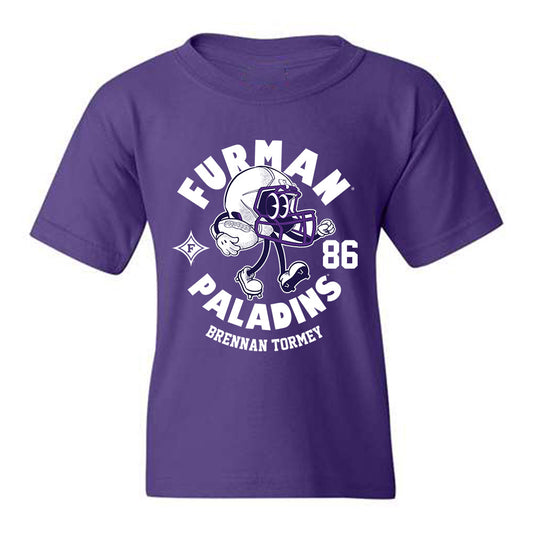 Furman - NCAA Football : Brennan Tormey - Fashion Shersey Youth T-Shirt