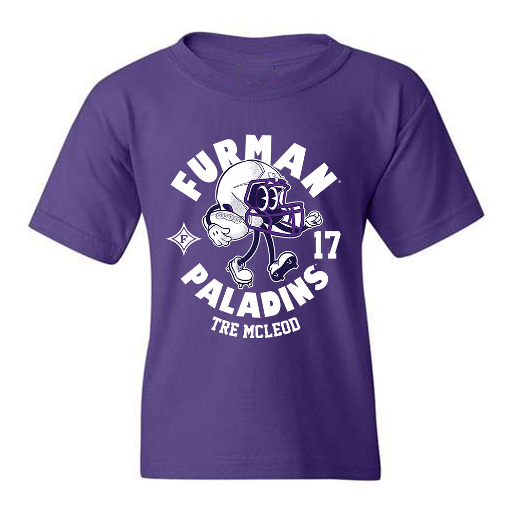 Furman - NCAA Football : Tre McLeod - Fashion Shersey Youth T-Shirt