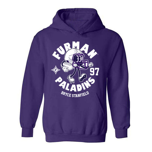 Furman - NCAA Football : Bryce Stanfield - Fashion Shersey Hooded Sweatshirt