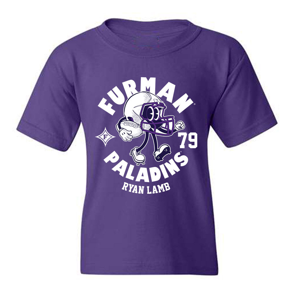 Furman - NCAA Football : Ryan Lamb - Purple Fashion Youth T-Shirt