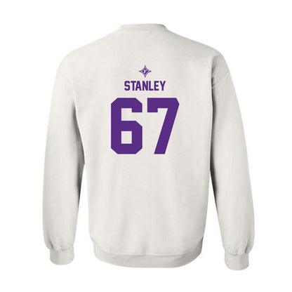 Furman - NCAA Football : Evan Stanley - White Sports Shersey Sweatshirt