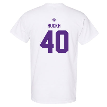 Furman - NCAA Football : Aiden Ruckh - White Sports Shersey Short Sleeve T-Shirt