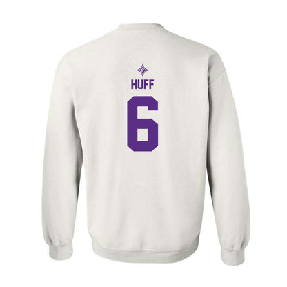 Furman - NCAA Football : Tyler Huff - White Sports Shersey Sweatshirt