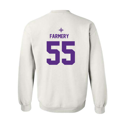 Furman - NCAA Football : Griffin Farmery - White Sport Shersey Sweatshirt