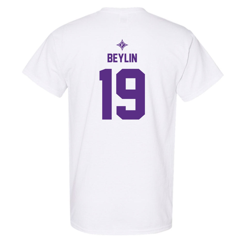 Furman - NCAA Football : Aaron Beylin - White Sports Short Sleeve T-Shirt