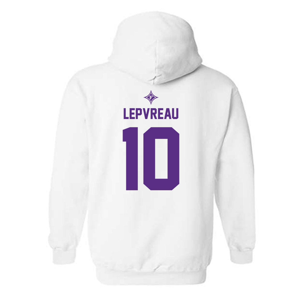 Furman - NCAA Football : Axel Lepvreau - Hooded Sweatshirt Sports Shersey