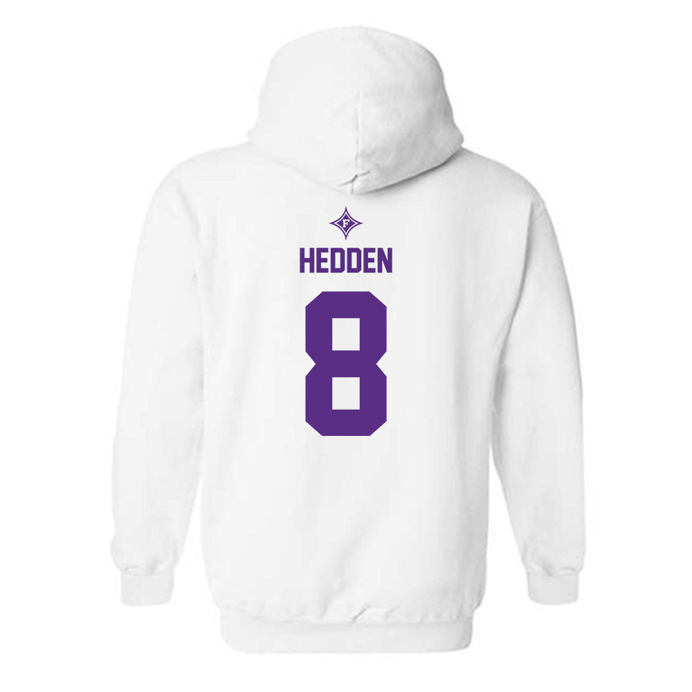 Furman - NCAA Football : Trey Hedden - Hooded Sweatshirt Sports Shersey