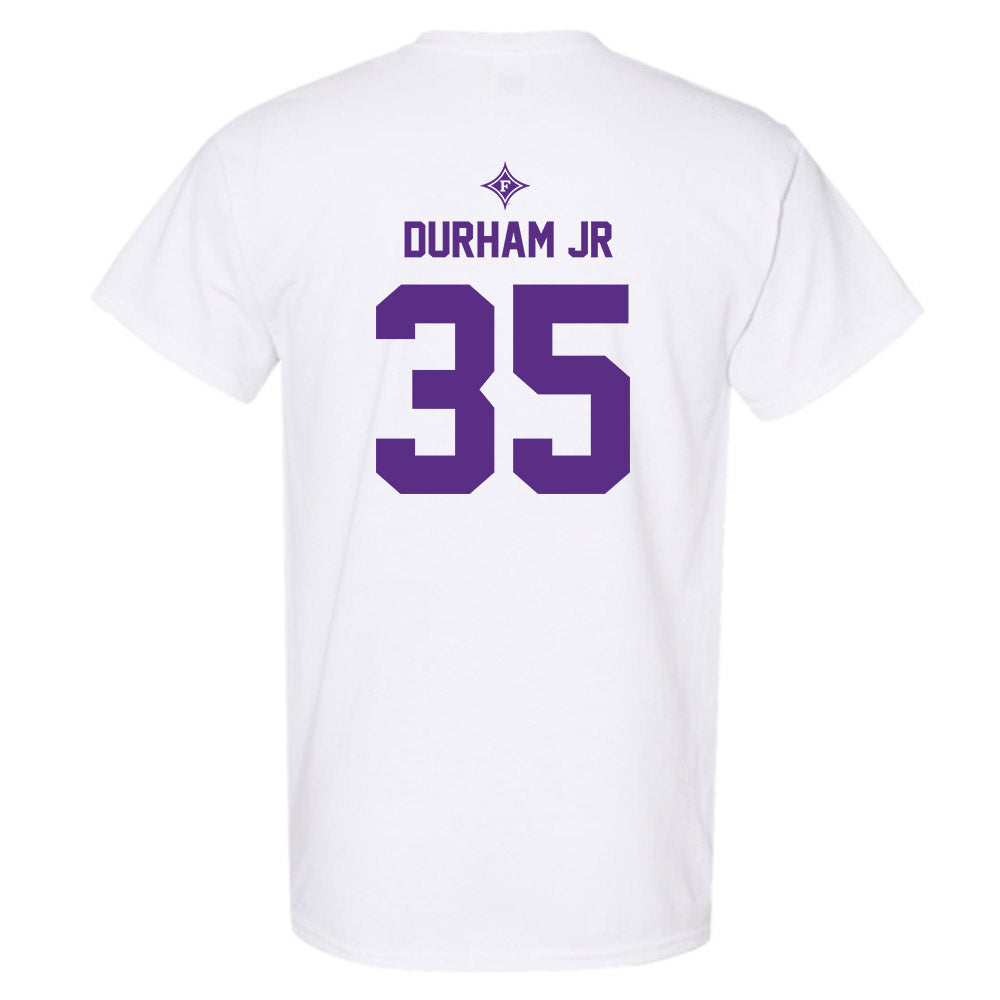 Furman - NCAA Football : Douglas Durham Jr - White Sport Shersey Short Sleeve T-Shirt