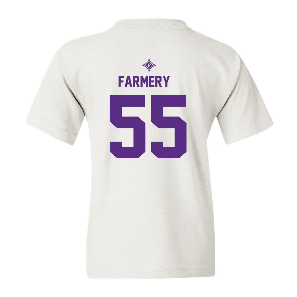 Furman - NCAA Football : Griffin Farmery - White Sport Shersey Youth T-Shirt