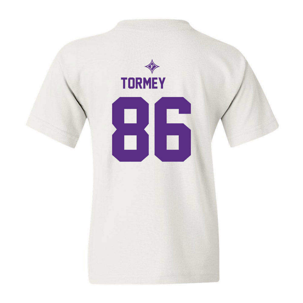 Furman - NCAA Football : Brennan Tormey - White Sport Shersey Youth T-Shirt