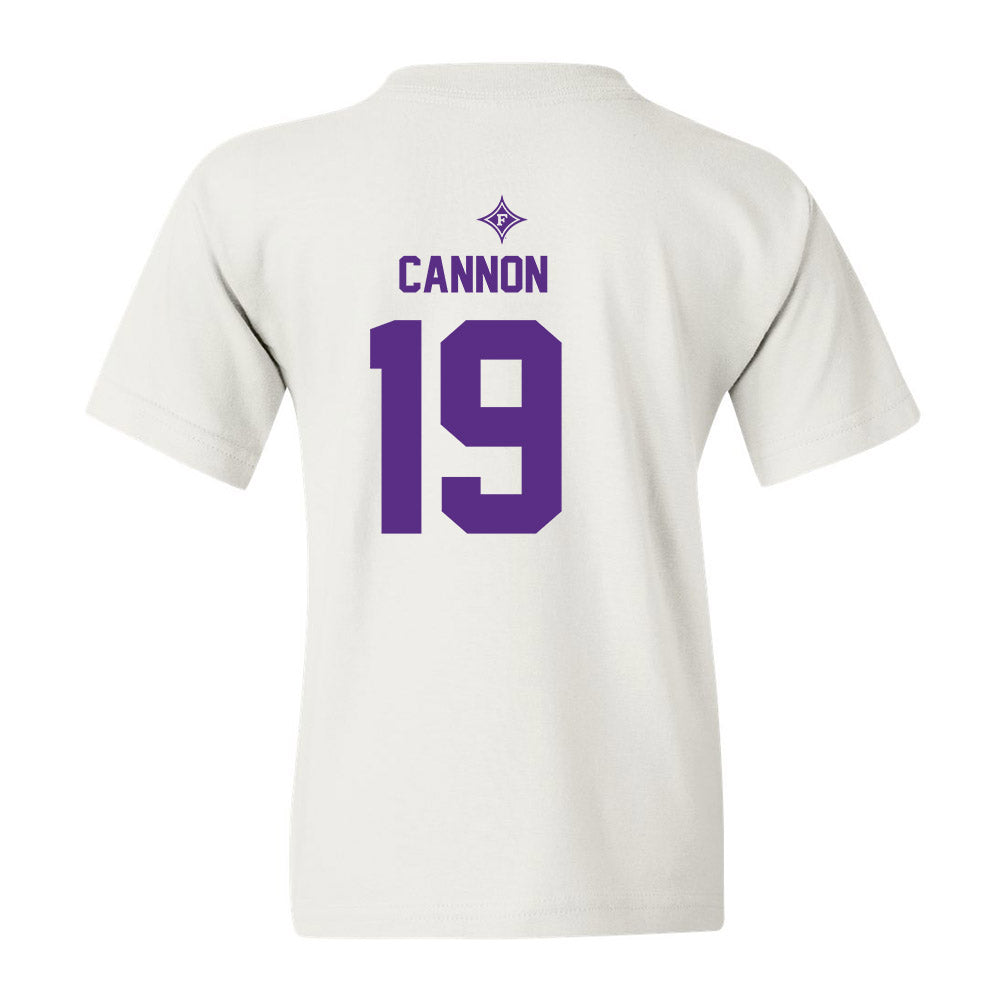 Furman - NCAA Football : Nicholas Cannon - White Sport Shersey Youth T-Shirt