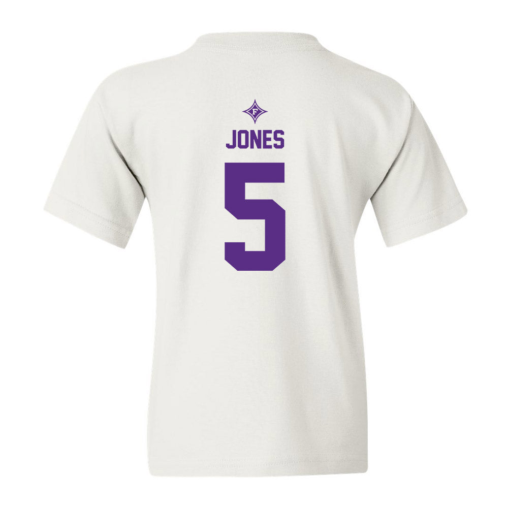 Furman - NCAA Football : Carson Jones - White Sports Shersey Youth T-Shirt