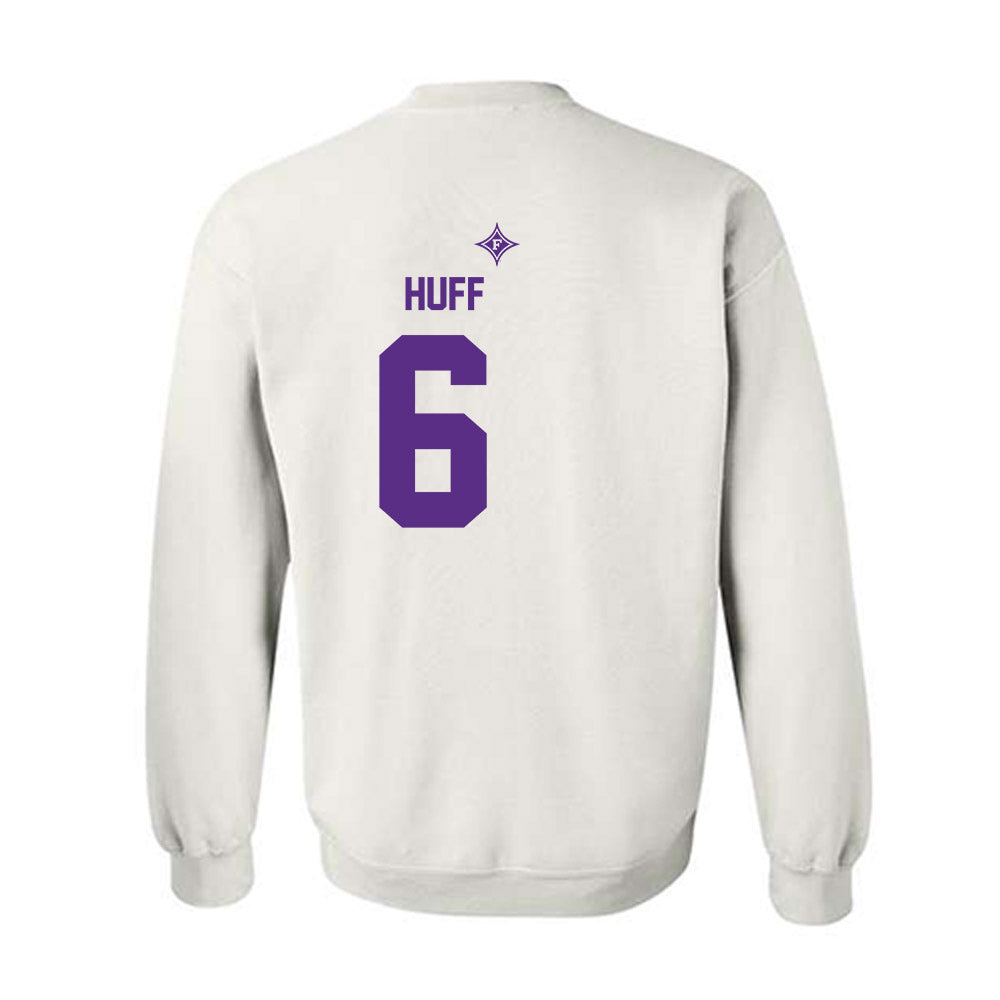 Furman - NCAA Football : Tyler Huff - White Sport Shersey Sweatshirt