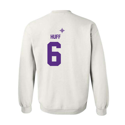 Furman - NCAA Football : Tyler Huff - White Sport Shersey Sweatshirt