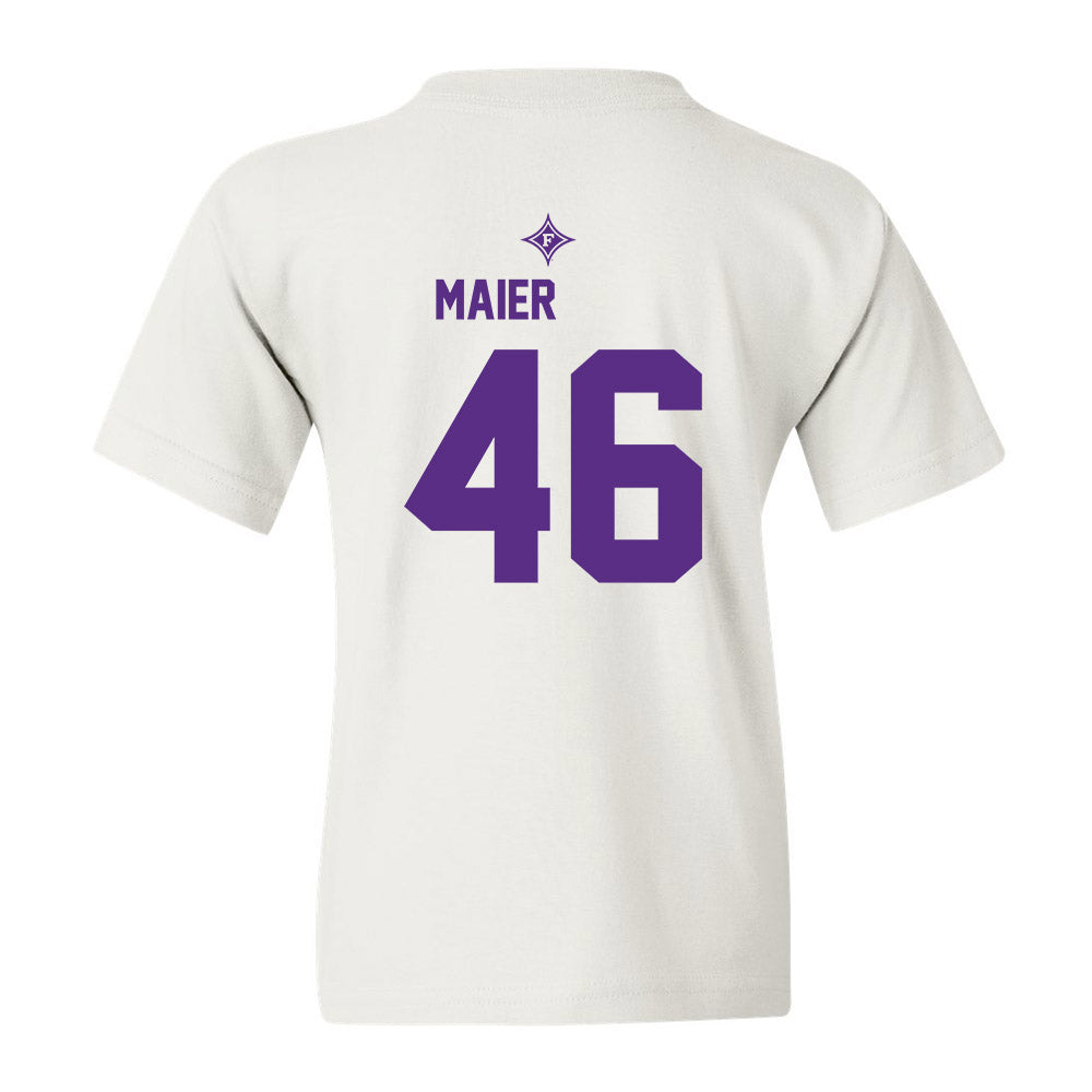 Furman - NCAA Football : Alex Maier - White Sport Shersey Youth T-Shirt