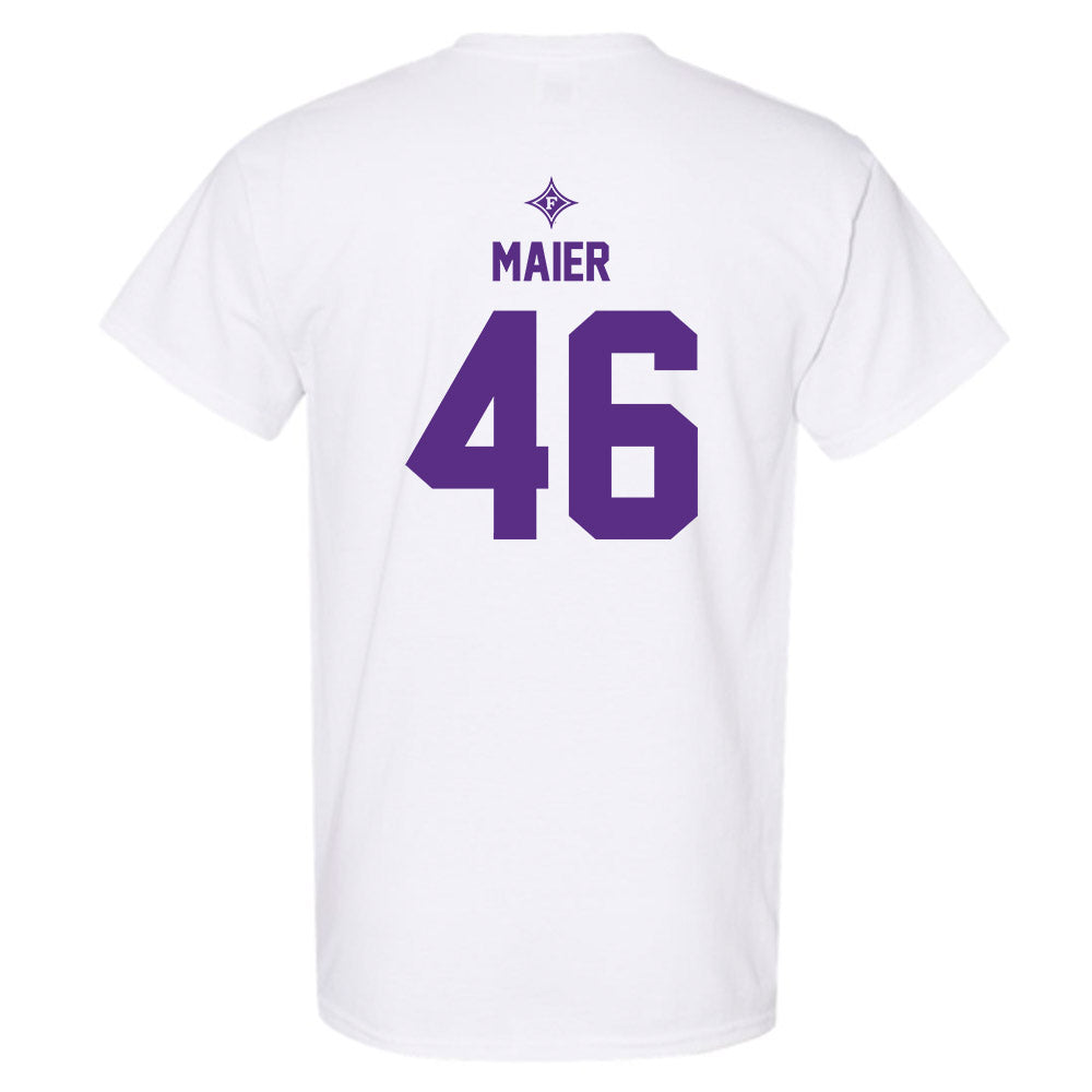 Furman - NCAA Football : Alex Maier - White Sports Shersey Short Sleeve T-Shirt