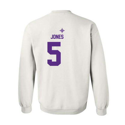 Furman - NCAA Football : Carson Jones - White Sport Shersey Sweatshirt