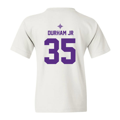 Furman - NCAA Football : Douglas Durham Jr - White Sport Shersey Youth T-Shirt