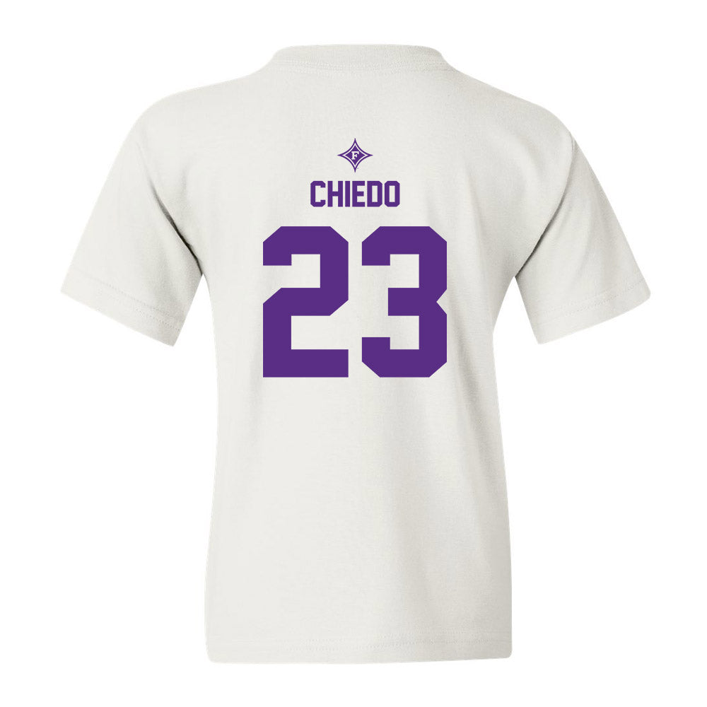 Furman - NCAA Football : Dylan Chiedo - White Sports Shersey Youth T-Shirt