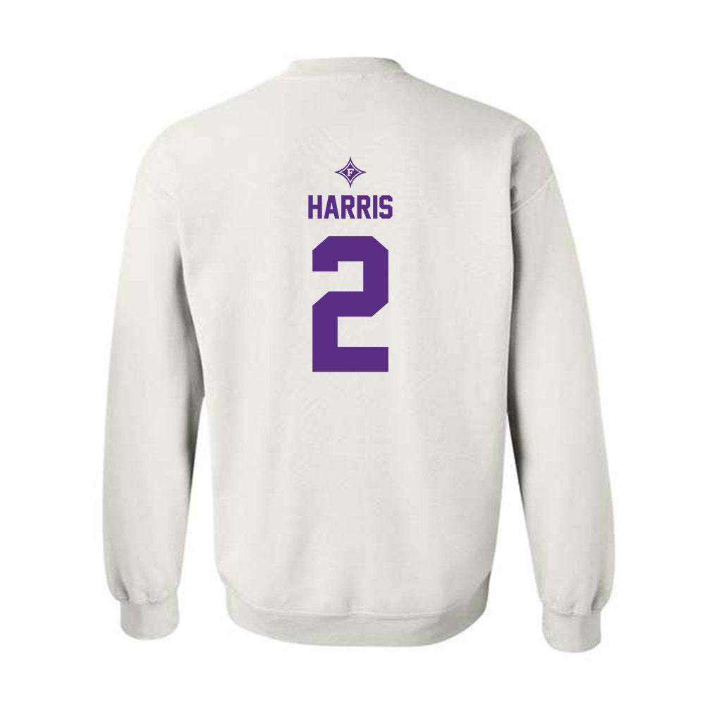 Furman - NCAA Football : Josh Harris - White Sports Shersey Sweatshirt