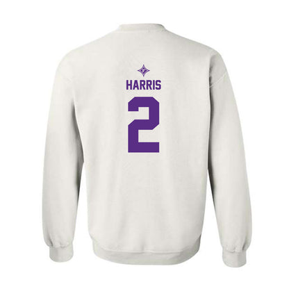 Furman - NCAA Football : Josh Harris - White Sports Shersey Sweatshirt