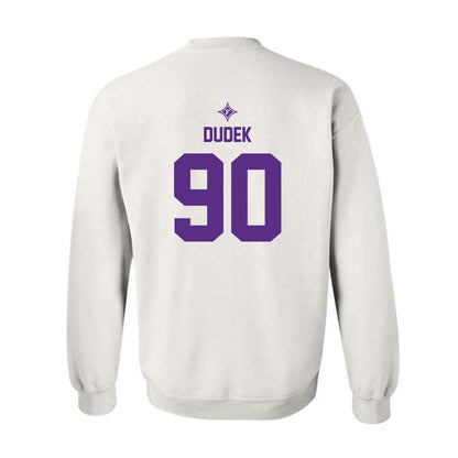 Furman - NCAA Football : Malakai Dudek - White Sports Sweatshirt