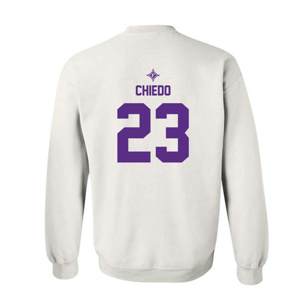 Furman - NCAA Football : Dylan Chiedo - White Sports Sweatshirt