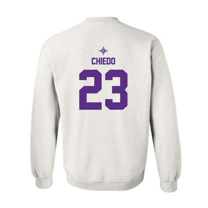 Furman - NCAA Football : Dylan Chiedo - White Sports Sweatshirt