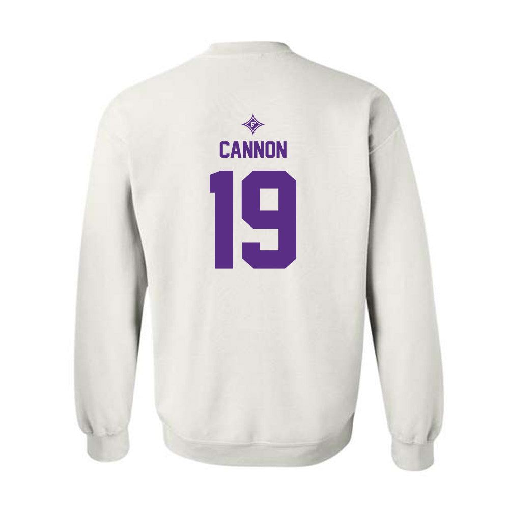 Furman - NCAA Football : Nicholas Cannon - White Sports Shersey Sweatshirt