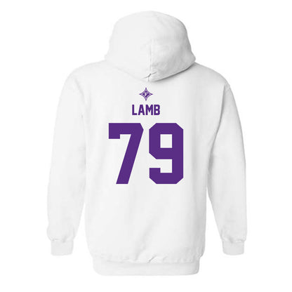Furman - NCAA Football : Ryan Lamb - White Sports Hooded Sweatshirt