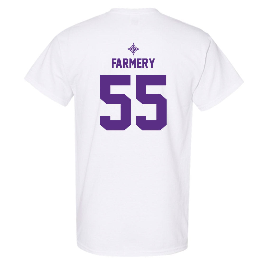 Furman - NCAA Football : Griffin Farmery - White Sports Shersey Short Sleeve T-Shirt