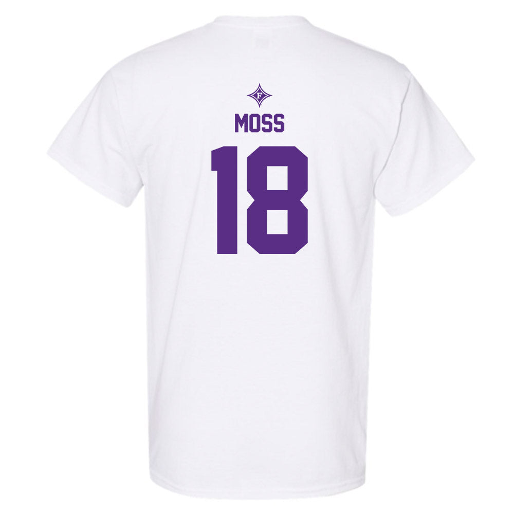 Furman - NCAA Football : Miles Moss - White Sports Shersey Short Sleeve T-Shirt