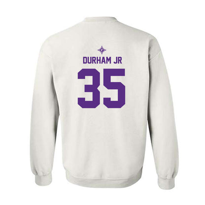 Furman - NCAA Football : Douglas Durham Jr - White Sport Shersey Sweatshirt