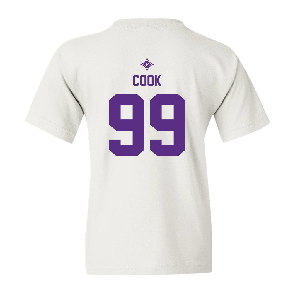 Furman - NCAA Football : Sirod Cook - Youth T-Shirt Sports Shersey