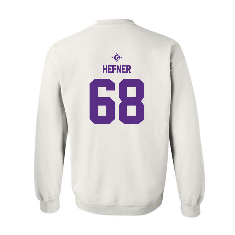 Furman - NCAA Football : Jacob Hefner - White Sports Shersey Sweatshirt