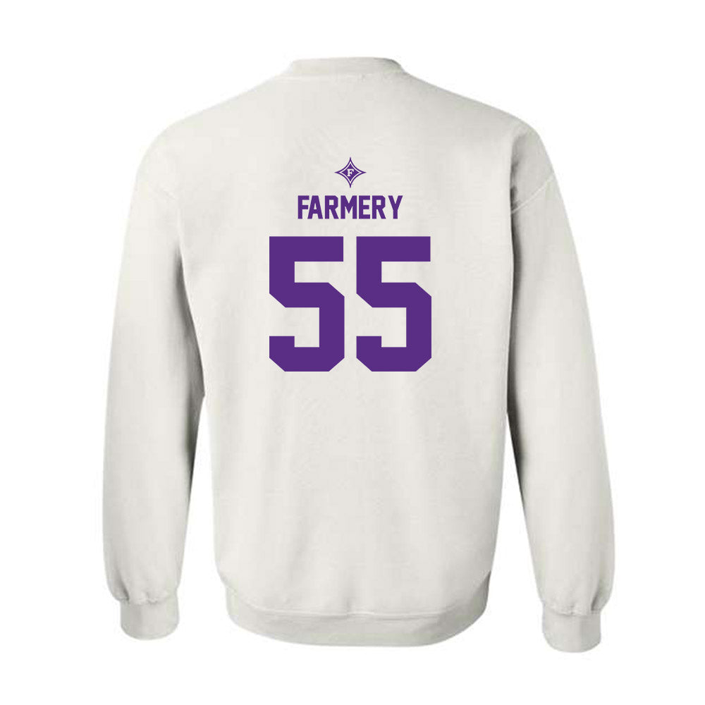 Furman - NCAA Football : Griffin Farmery - White Sports Shersey Sweatshirt