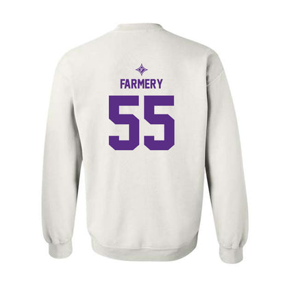 Furman - NCAA Football : Griffin Farmery - White Sports Shersey Sweatshirt