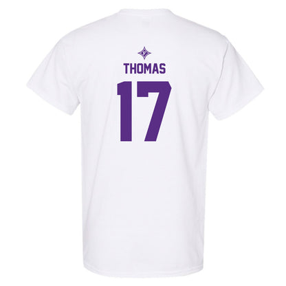 Furman - NCAA Football : Kendall Thomas - White Sports Shersey Short Sleeve T-Shirt