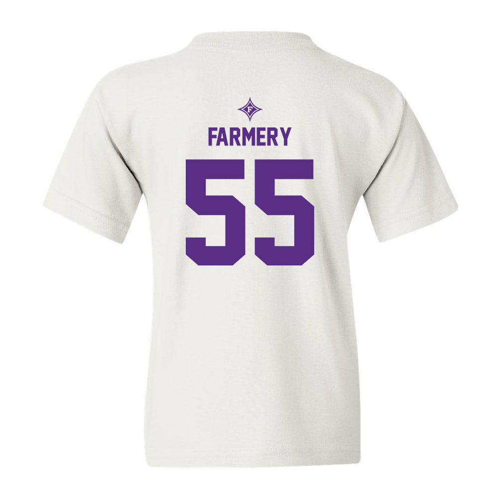 Furman - NCAA Football : Griffin Farmery - White Sports Shersey Youth T-Shirt