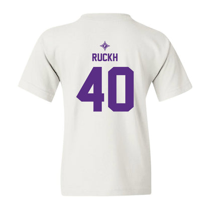 Furman - NCAA Football : Aiden Ruckh - White Sports Shersey Youth T-Shirt