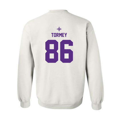 Furman - NCAA Football : Brennan Tormey - White Sports Shersey Sweatshirt