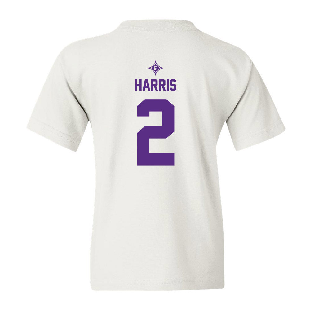 Furman - NCAA Football : Josh Harris - White Sports Shersey Youth T-Shirt