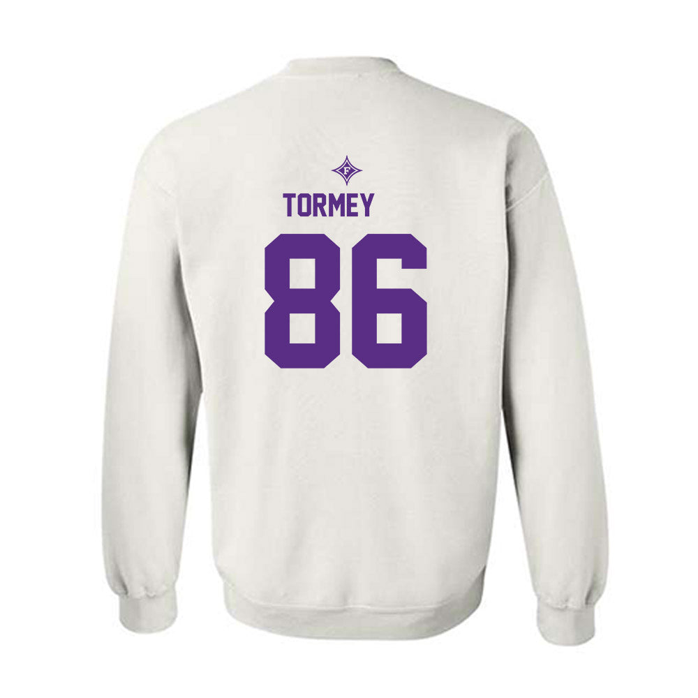 Furman - NCAA Football : Brennan Tormey - White Sport Shersey Sweatshirt