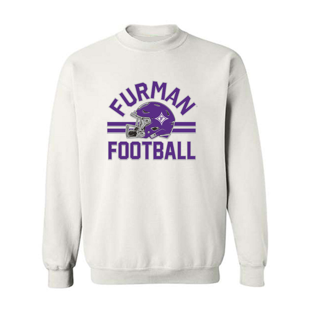 Furman - NCAA Football : Carson Jones - White Sport Shersey Sweatshirt