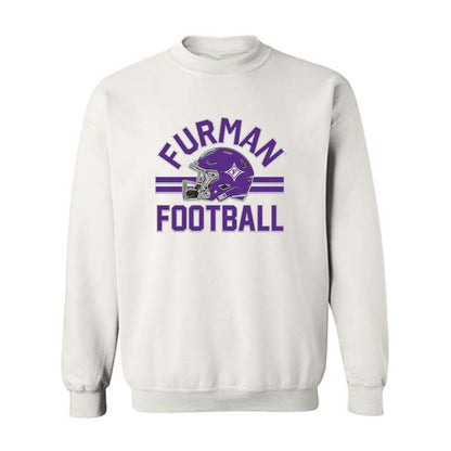 Furman - NCAA Football : Aiden Ruckh - White Sports Shersey Sweatshirt