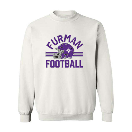 Furman - NCAA Football : Griffin Farmery - White Sport Shersey Sweatshirt